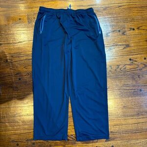 Russell Athletic Navy Sweatpants with Elastic Waistband and Relaxed Fit